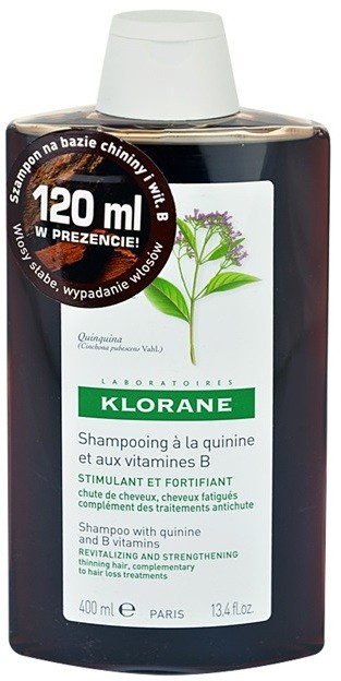 Klorane Quinine erősítő sampon meggyengült hajra  400 ml