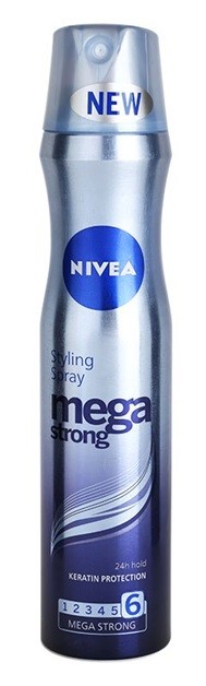 Nivea Mega Strong hajlakk extra erős fixáló hatású  250 ml