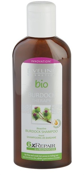 Eveline Cosmetics Bio Burdock Therapy sampon a haj megerősítésére  150 ml