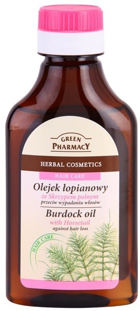 Green Pharmacy Hair Care Horsetail bojtorján olaj hajhullás ellen  100 ml