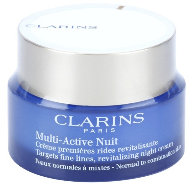 Clarins Multi-Active Revitalizáló éjszakai krém a finom vonalakért. normál és kombinált bőrre  50 ml