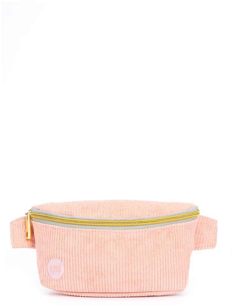 Világos rózsaszín táska Bum Bag Corduroy