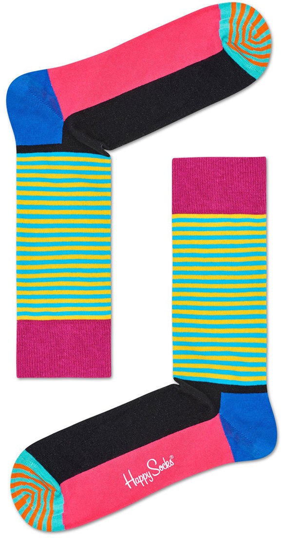 Happy Socks - Zokni Half Stripe