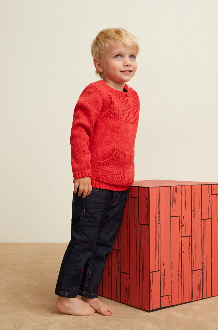 Mango Kids - Gyerek pulóver Eton 80-104 cm