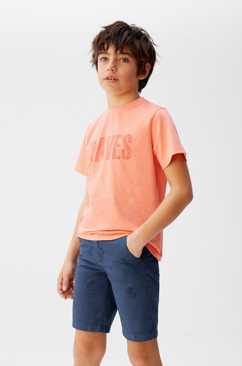 Mango Kids - Gyerek póló Surfer 110-164 cm