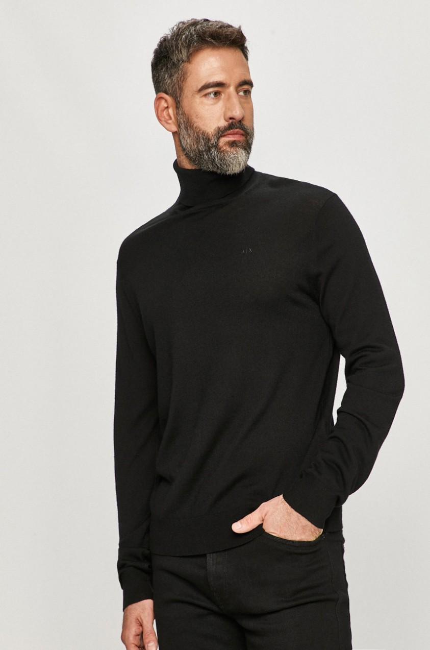 Armani Exchange - Gyapjú pulóver