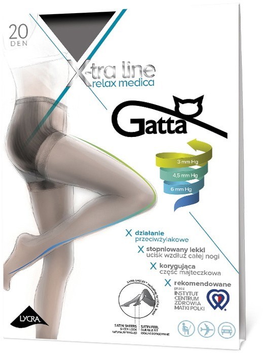 Gatta - Harisnyák X-tra Line Relax Medica 20 DEN