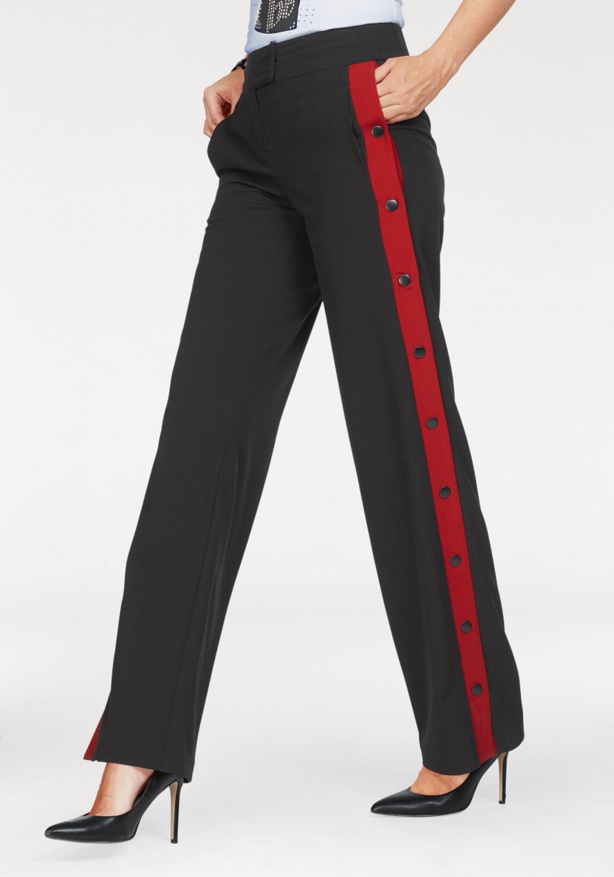 Bruno Banani jogger nadrág Bruno Banani fekete-piros - normál méret 38