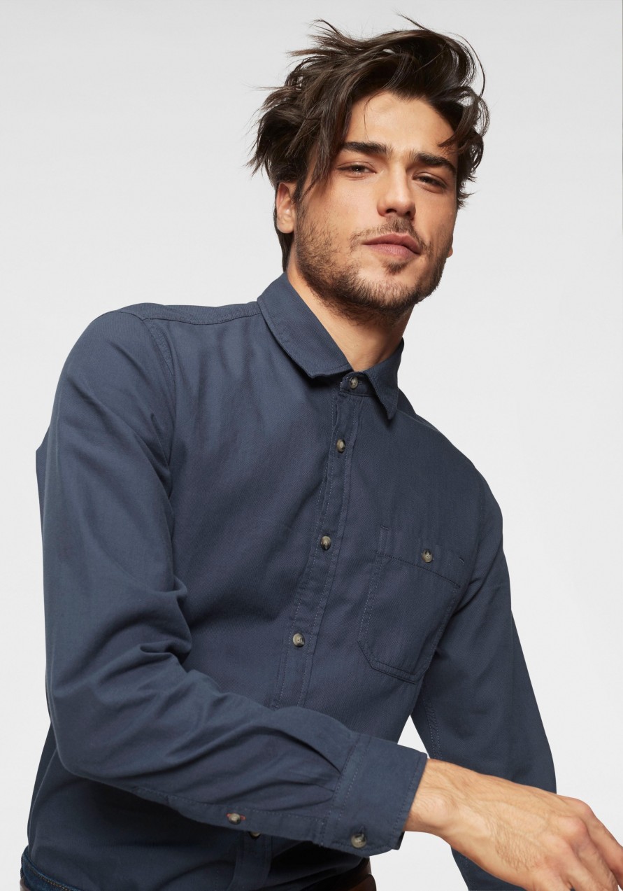 edc by Esprit hosszú ujjú ing Edc by esprit fehér - normál méret S (44)
