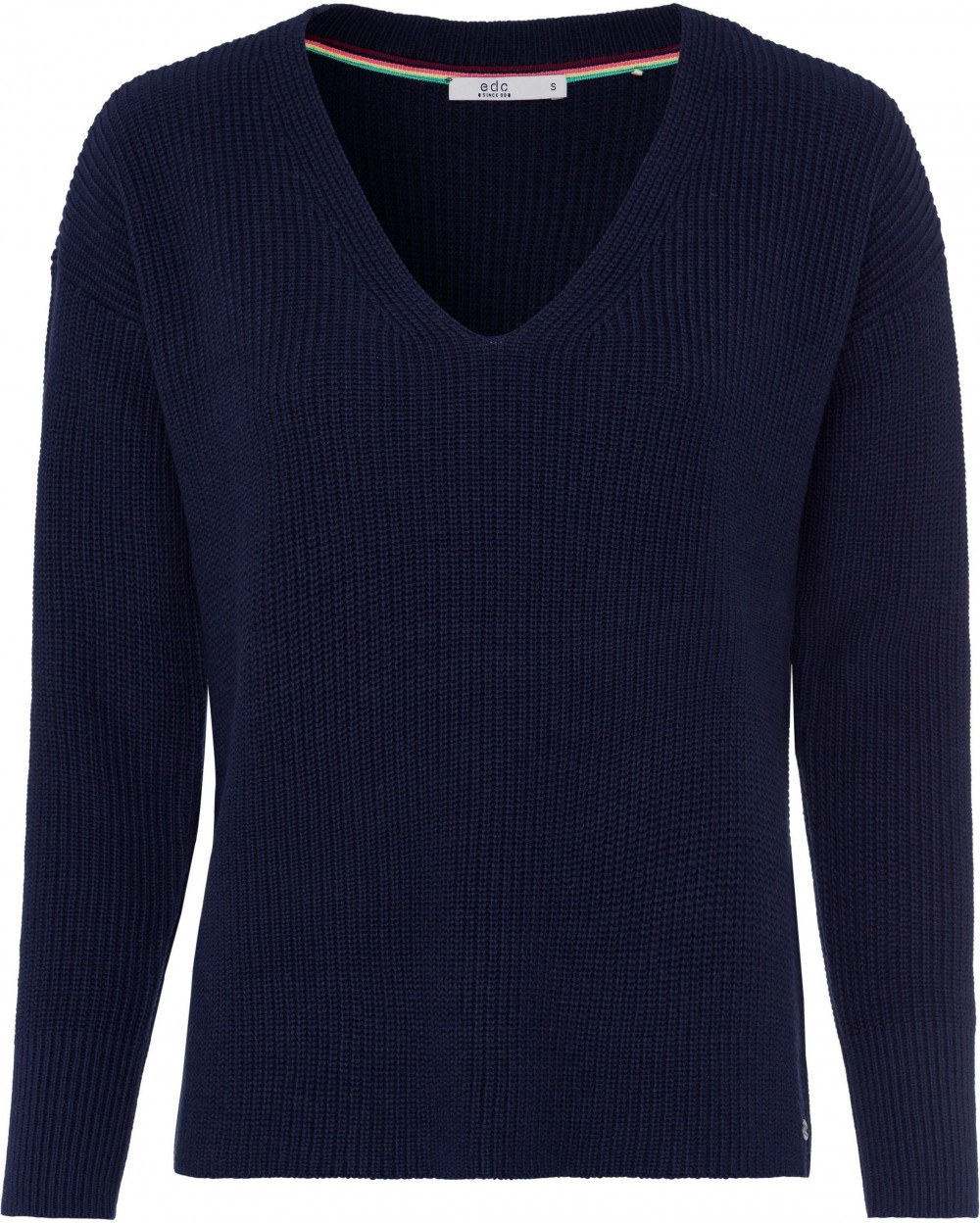 edc by Esprit kötött pulóver Edc by esprit tengerkék - normál méret S (36)