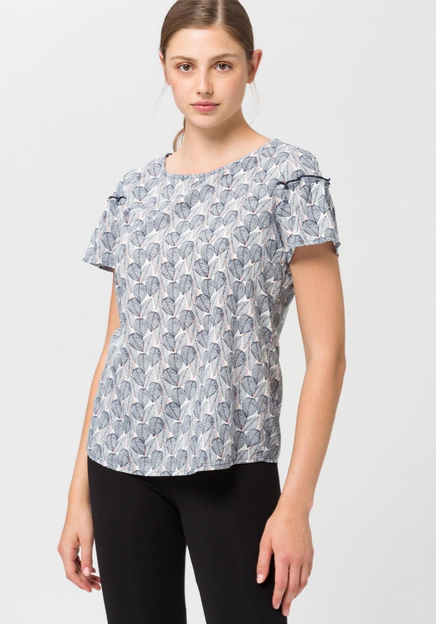 edc by Esprit trendi blúztop Edc by esprit tengerkék - normál méret M (38)