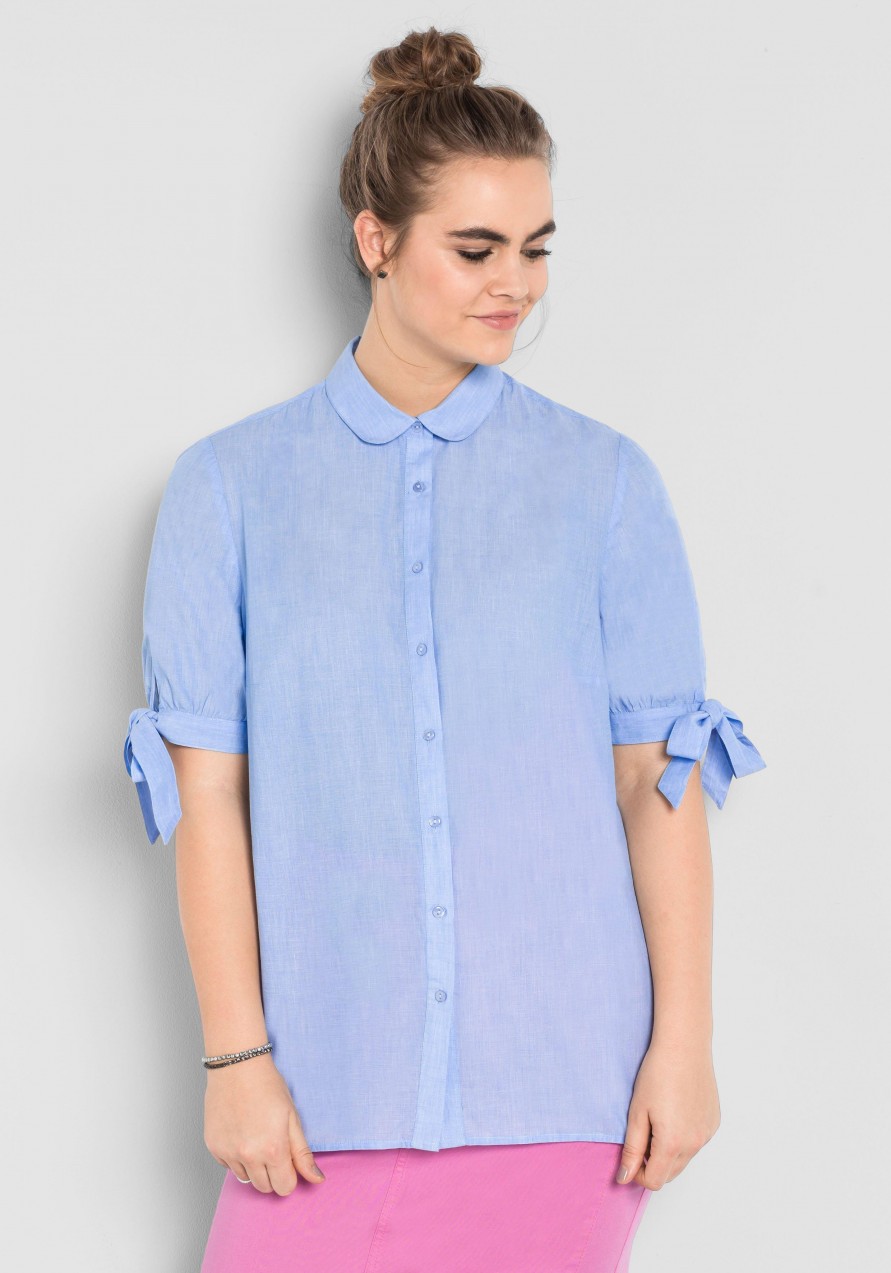 sheego Casual rövidujjú blúz sheego Casual orchidea - normál méret 46