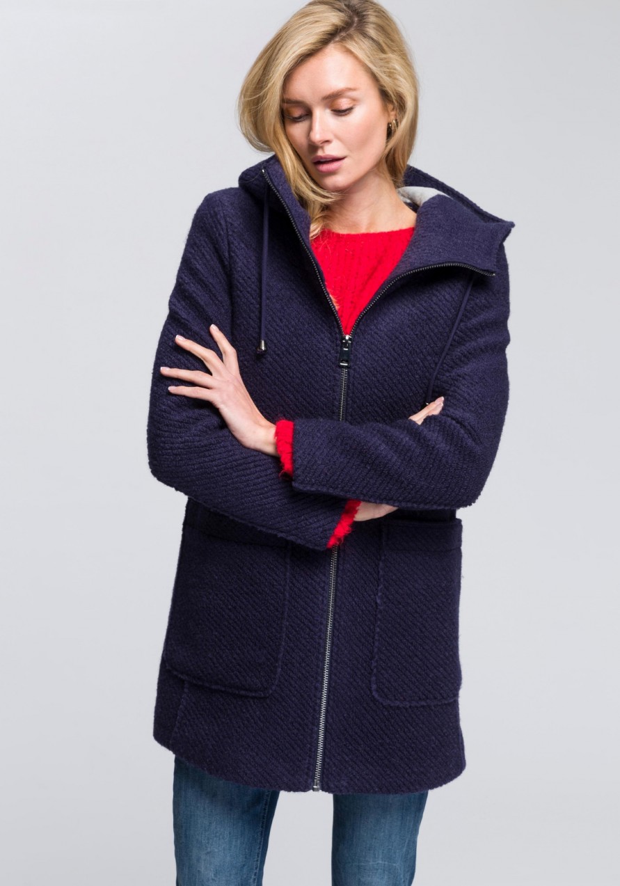 Esprit rövid kabát Esprit kék - normál méret M (38)