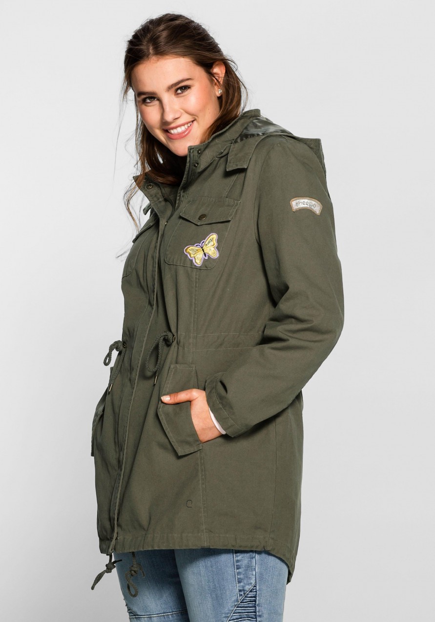 sheego Casual parka sheego Casual keki - normál méret 54