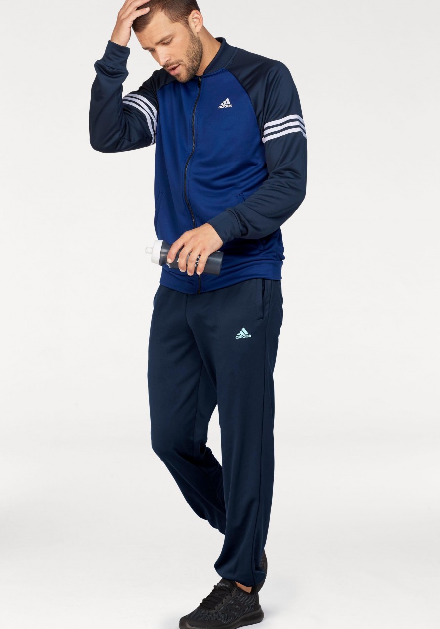 adidas Performance szabadidő ruha »MEN TRACKSUIT POLYESTER COSY« adidas Performance kék - normál méret 4 (S)