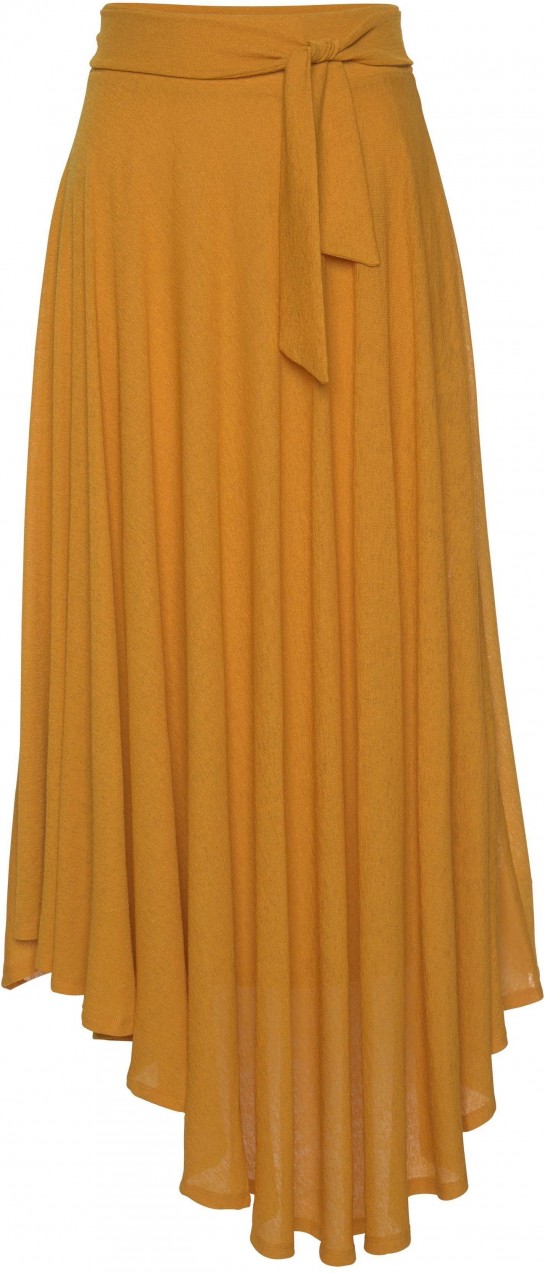 Esprit A vonalú szoknya Esprit sárga - normál méret L (40)