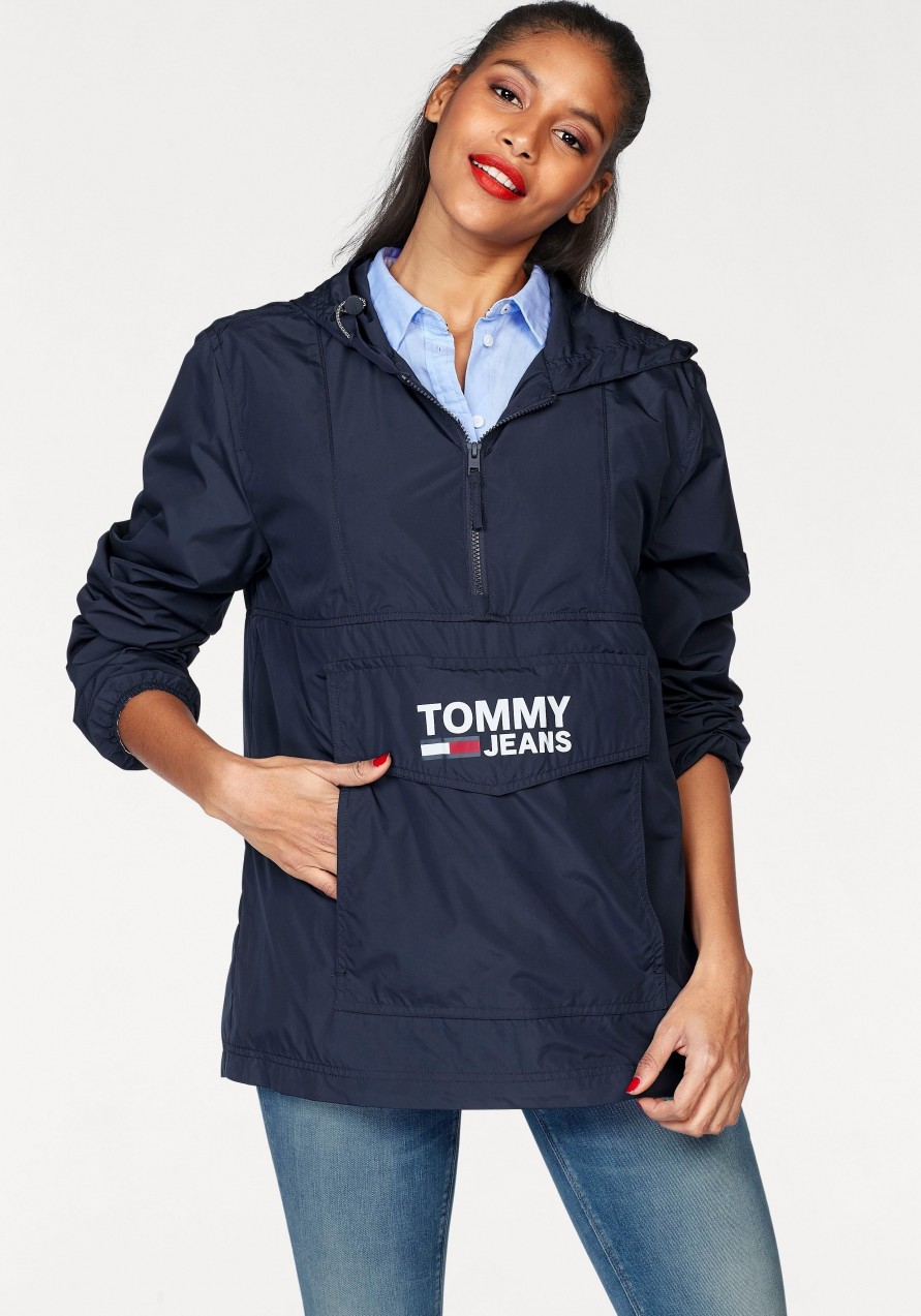 TOMMY JEANS széldzseki Tommy jeans tengerkék - normál méret XL (42)