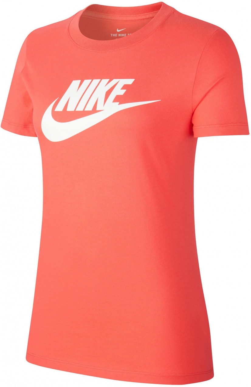 Nike Sportswear rövid ujjú póló »W NSW TEE ESSNTL ICON FUTURA« Nike Sportswear korall - normál méret L (42/44)