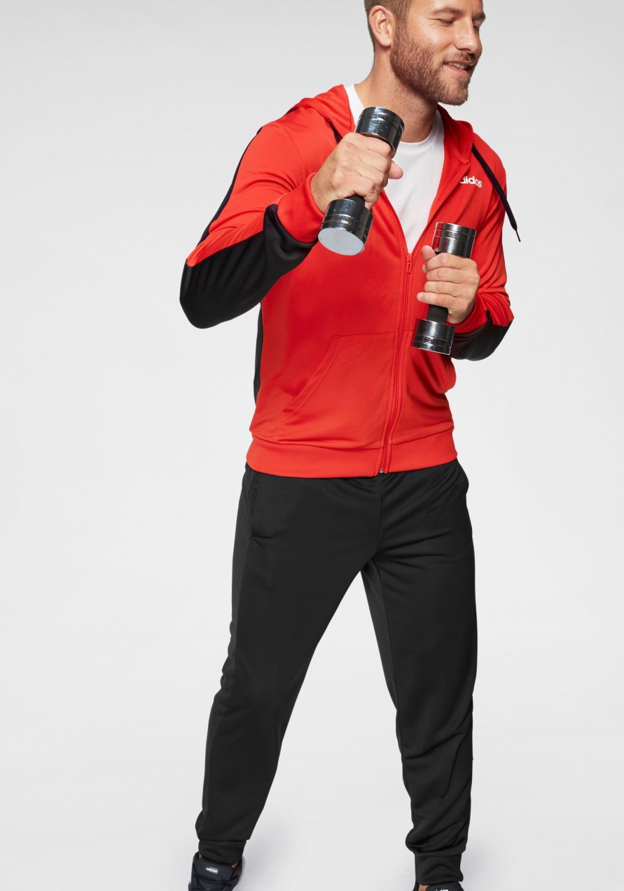 adidas szabadidőruha »MEN TRACKSUIT NINEAR FRENCH TERRY HOODY« Adidas piros - normál méret XL (56/58)