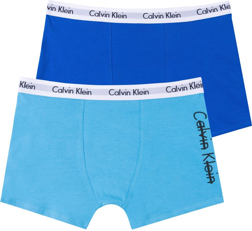Calvin Klein boxeralsó (2 db.) Calvin klein underwear kék+kék-nyomott mintás 140/146
