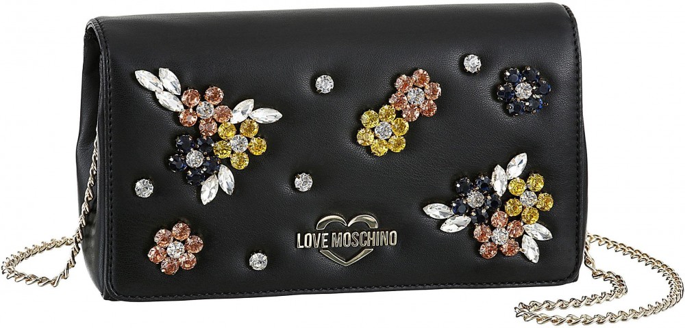 LOVE MOSCHINO vállra akasztható táska Love moschino fekete 24 x 13 x 6 cm