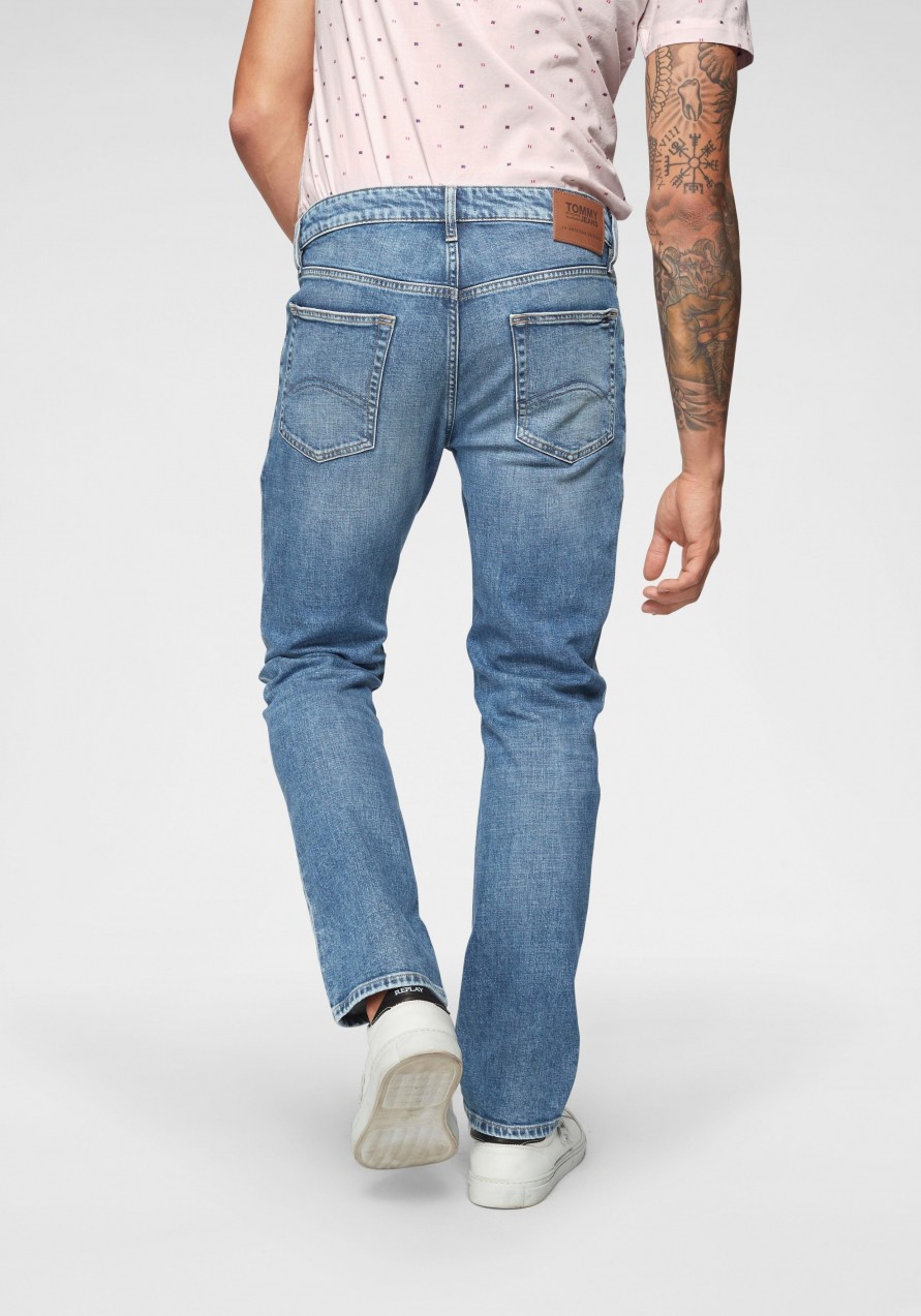 TOMMY JEANS egyenes szárú farmer »ORIGINAL STRAIGHT RYAN« Tommy jeans középkék - hossza 30 34