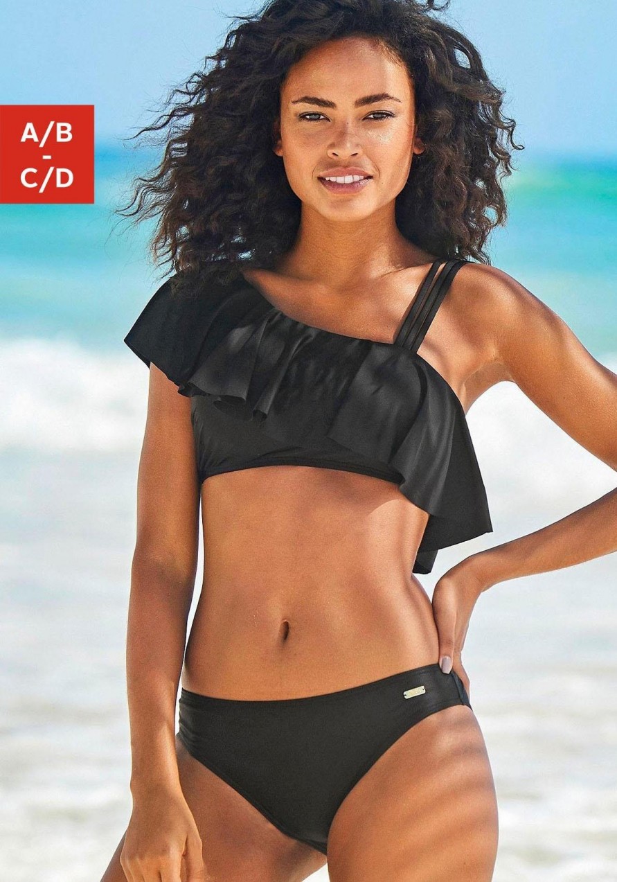 Buffalo crop top bikini Buffalo fekete - A/B kosár 38