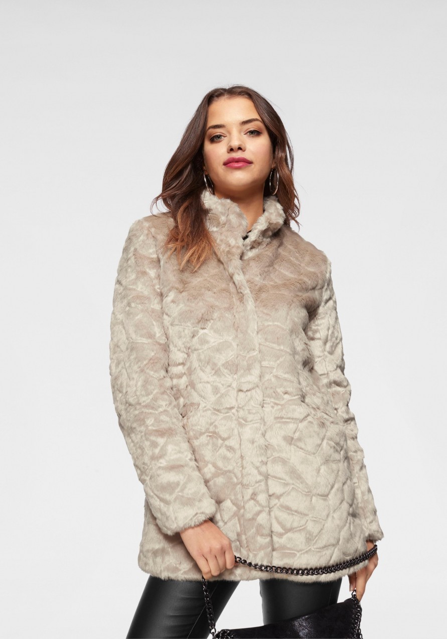 Only rövid fazonú kabát »CATALINA« Only bézs - normál méret XL