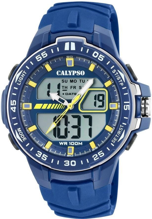CALYPSO WATCHES rádióvezérelt óra »Street Style, K5766/1« CALYPSO WATCHES kék