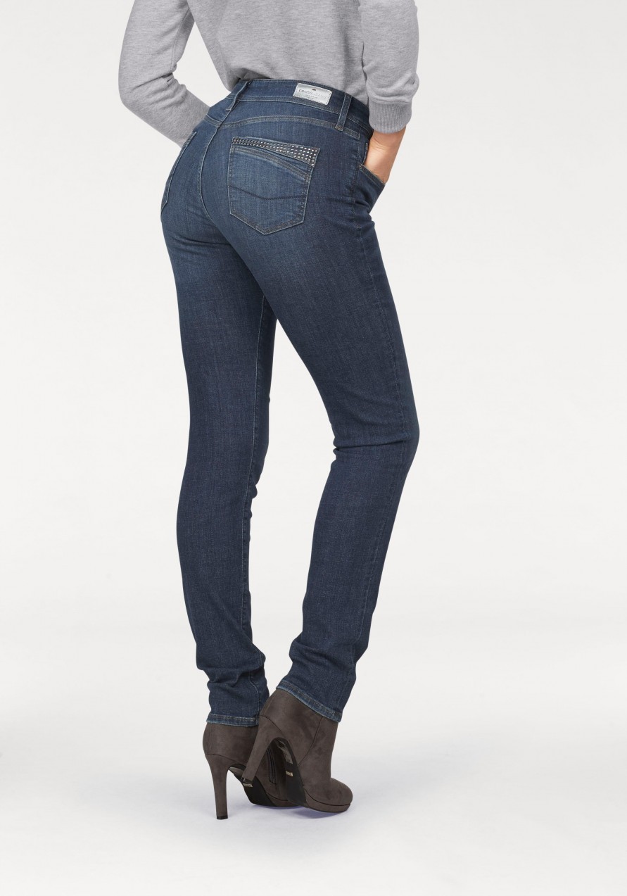 Cross Jeans® Slim-fit farmer »ANYA High Waist« Cross Jeans® kék - hossza 30 26