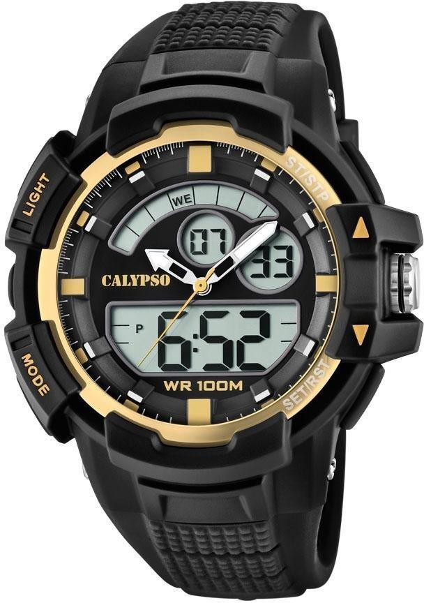 CALYPSO WATCHES rádióvezérelt óra »Street Style, K5767/4« CALYPSO WATCHES fekete