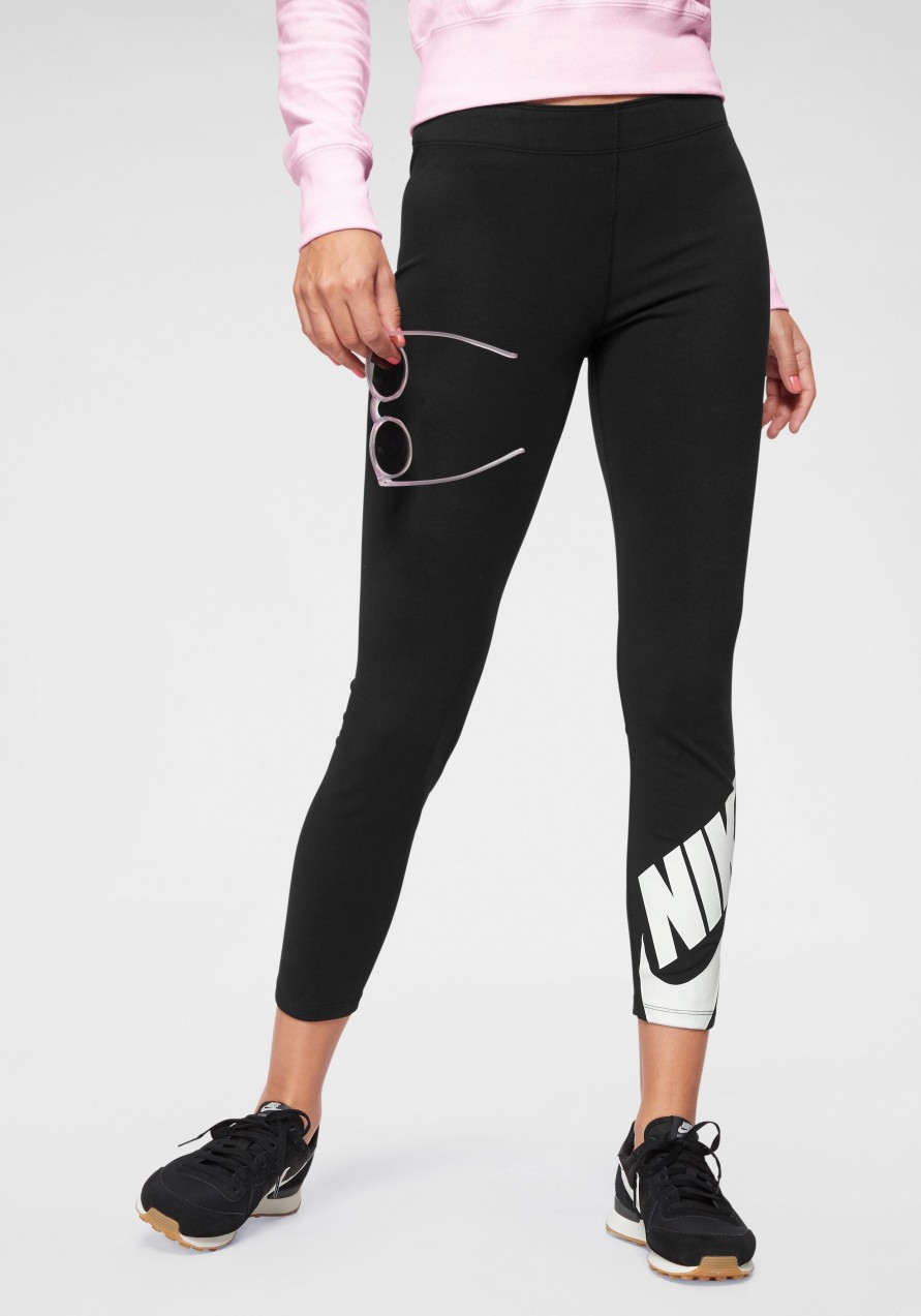 Nike Sportswear leggings »W NSW LEGASEE LGGNG 7/8 FUTURA« Nike Sportswear fekete - normál méret XL (42)