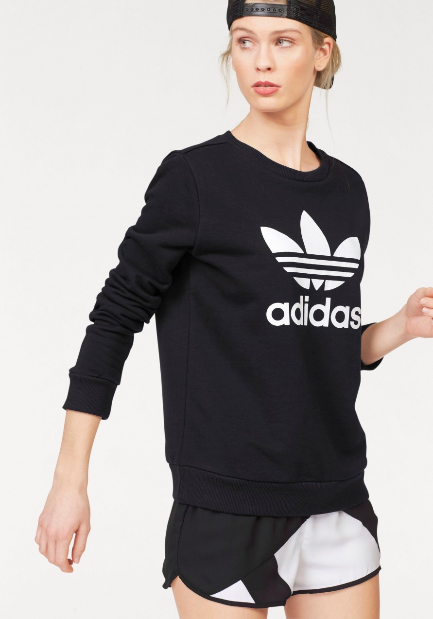 adidas Originals hosszú ujjú póló »CREW SWEATER« adidas Originals fekete - normál méret 42