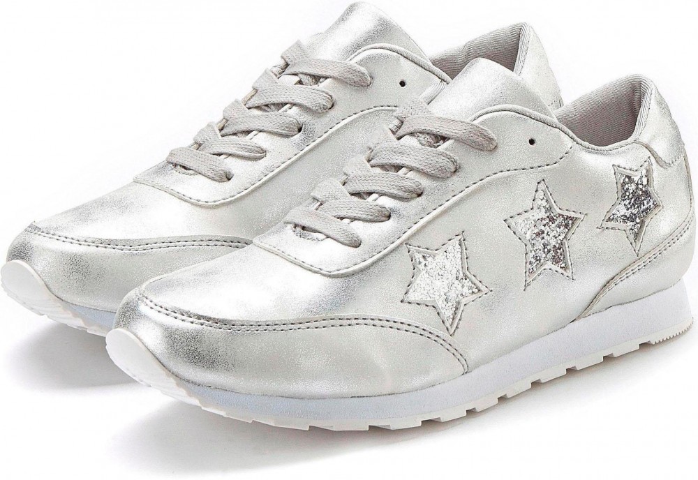 LASCANA sneaker cipő LASCANA ezüstszínű - normál méret 36