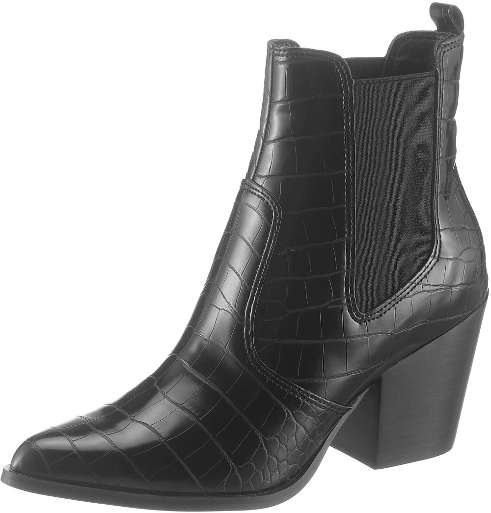 STEVE MADDEN western rövid szárú csizma »Patricia« STEVE MADDEN fekete - EURO-méretek 38