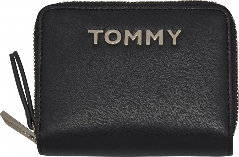 TOMMY HILFIGER pénztárca »ICONIC TOMMY MED DBL ZA« TOMMY HILFIGER fekete