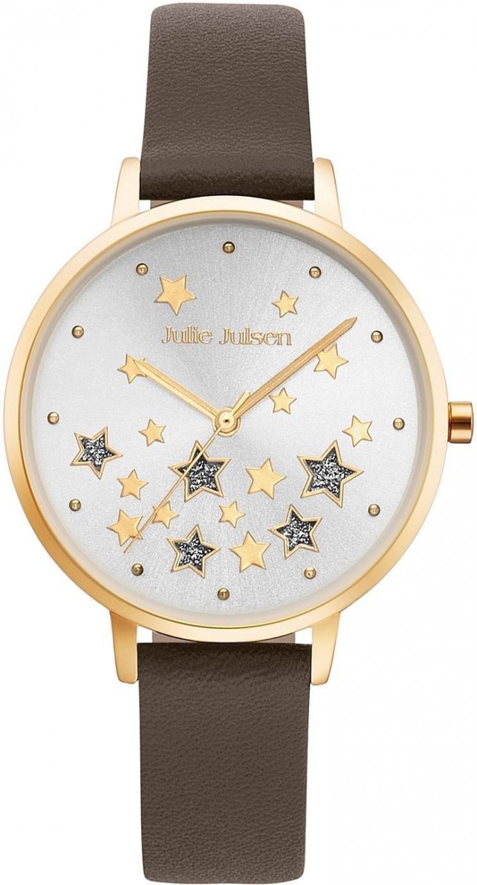 Julie Julsen kvarcóra »STARS GOLD BROWN, JJW0926GL-11« Julie Julsen barna