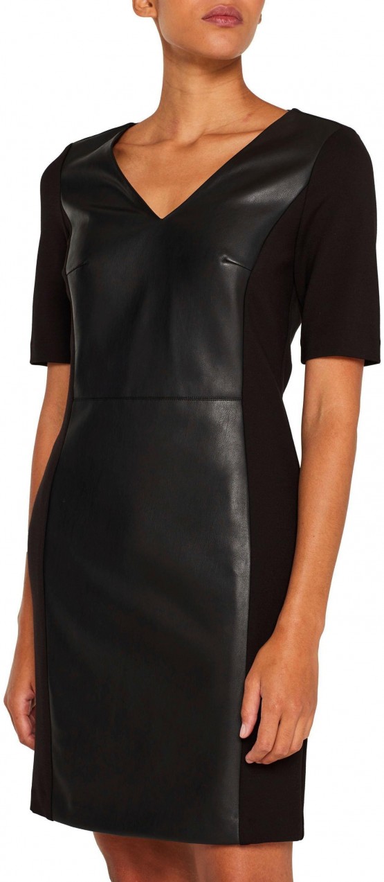 Esprit Collection egyenes szabású ruha Esprit Collection fekete - normál méret 38