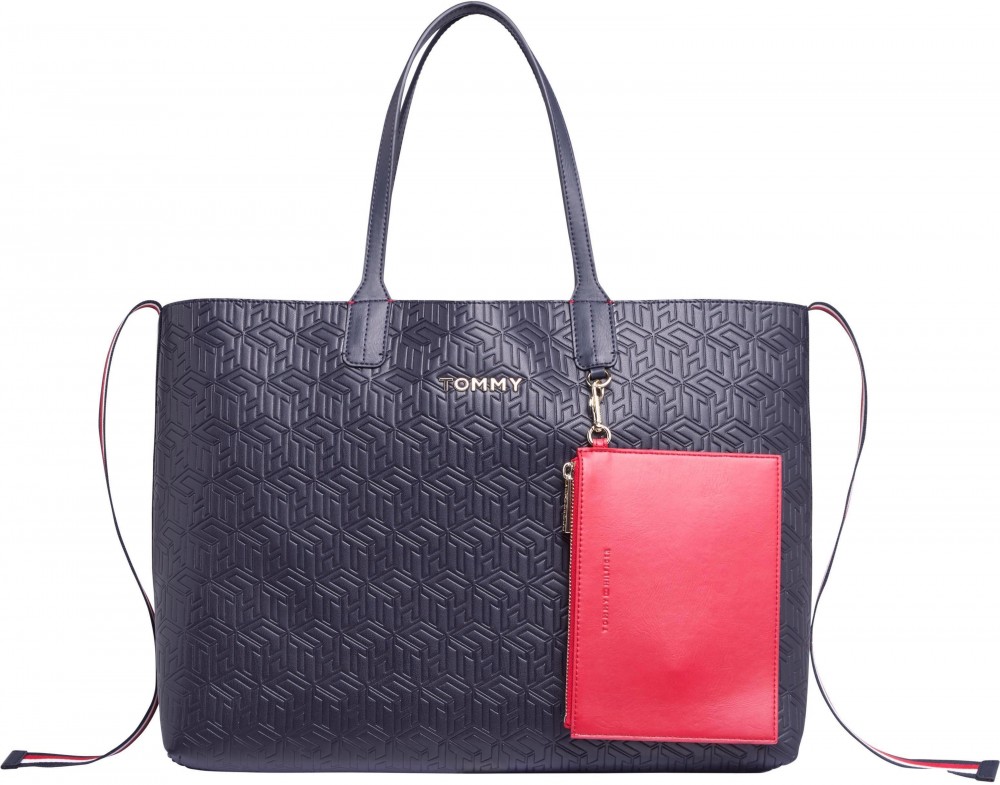 TOMMY HILFIGER shopper táska »ICONIC TOMMY TOTE« TOMMY HILFIGER tengerkék