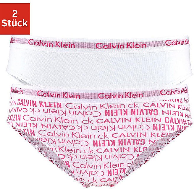 Calvin Klein alsó (2 db) lányoknak Calvin Klein fehér/pink 12/13 (152/158)