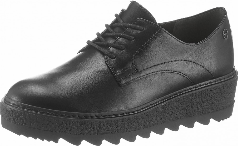 Tamaris fűzős cipő »Badam« Tamaris fekete - EURO-méretek 42
