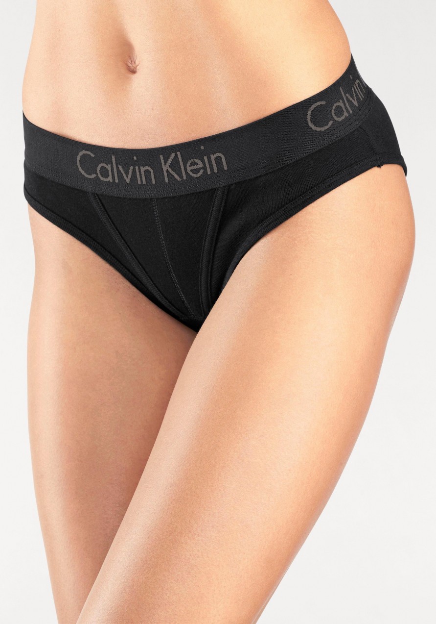 Calvin Klein női alsó, elején paszpóllal Calvin klein underwear szürke melírozott L