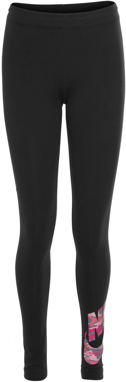 Nike Sportswear leggings »GIRLS NIKE SPORTWEAR TIGHT FAV CAMO« Nike Sportswear fekete - normál méret L (152/158)