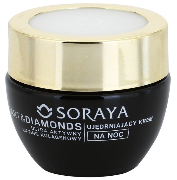 Soraya Art & Diamonds feszesítő éjszakai krém lifting hatással 40+  50 ml