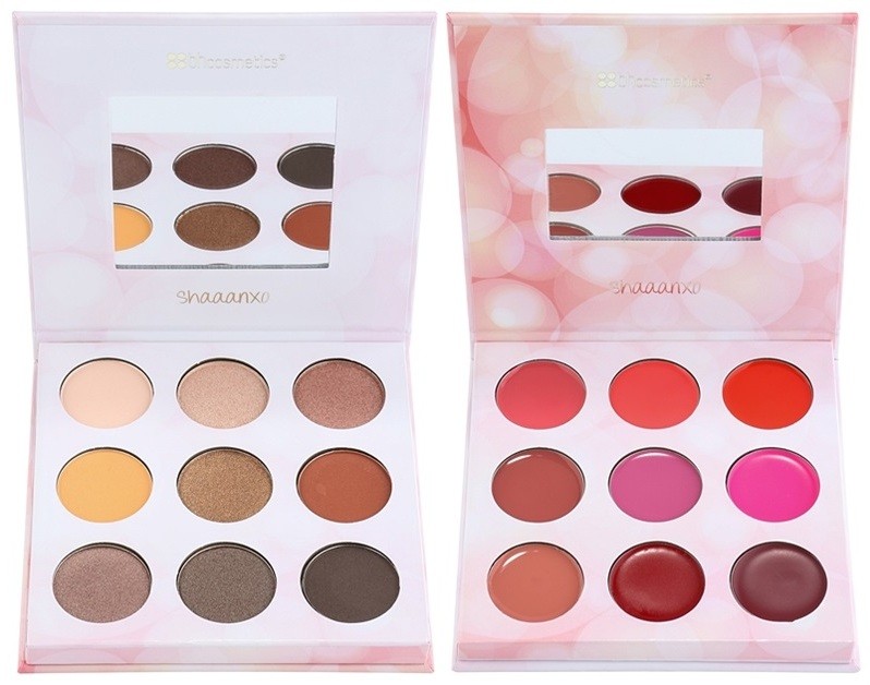 BHcosmetics Shaaanxo szemhéjfesték és rúzs paletta  24 g