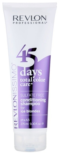 Revlon Professional Revlonissimo Color Care sampon és kondicionáló 2 in1 a szőke hideg árnyalataiért szulfátmentes  275 ml