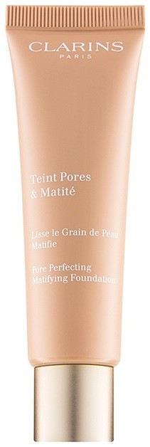 Clarins Pore Perfecting pórusösszehúzó mattító make-up árnyalat 05 Nude Cappuccino 30 ml