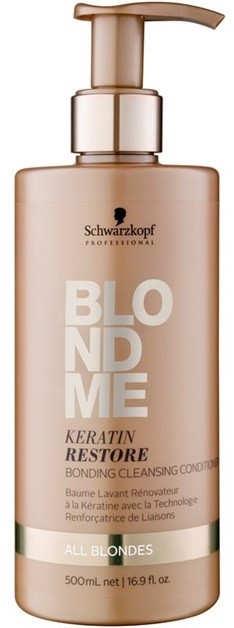 Schwarzkopf Professional Blondme tisztító kondicionáló az összes szőke hajtípusra  500 ml