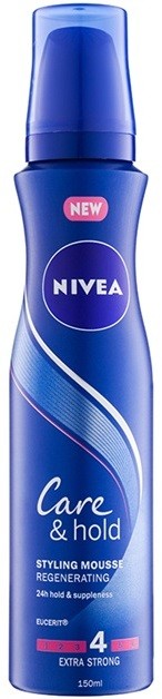 Nivea Care & Hold regeneráló hajhab extra erős fixálással  150 ml