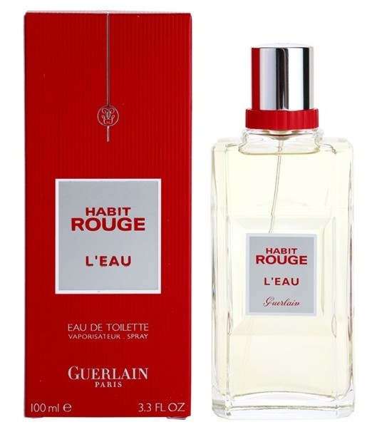 Guerlain Habit Rouge L'Eau eau de toilette férfiaknak 100 ml